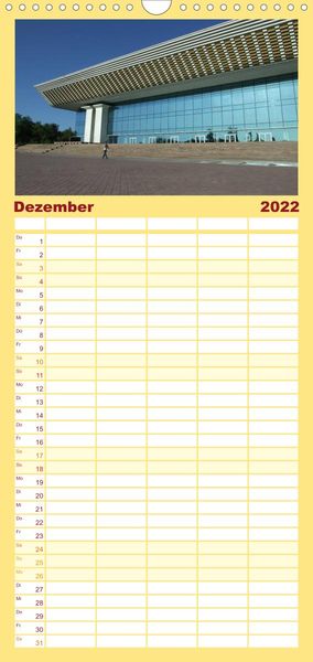 Produktbild: Familienplaner Kasachstan - Eine Bilder-Reise (Wandkalender 2022 , 21 cm x 45 cm, hoch)