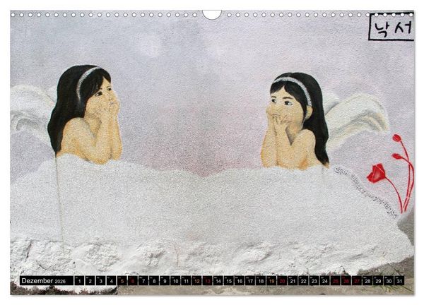 Produktbild: Street Art Seoul (Wandkalender 2026 DIN A3 quer), CALVENDO Monatskalender