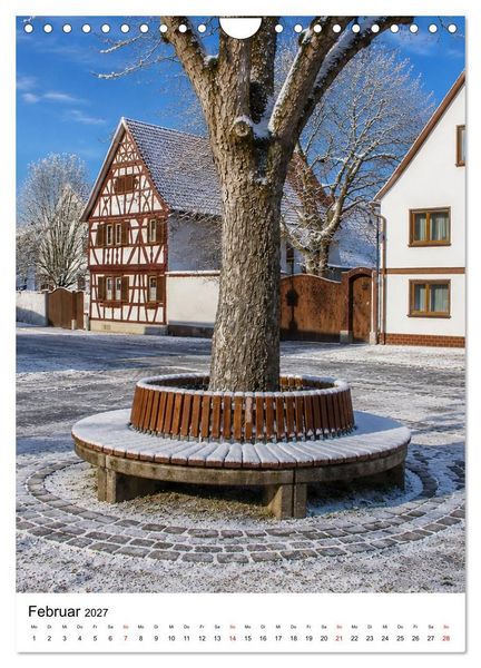 Produktbild: Trebur und die Deutsche Fachwerkstra&szlig;e (Wandkalender 2027 DIN A4 hoch), CALVENDO Monatskalender
