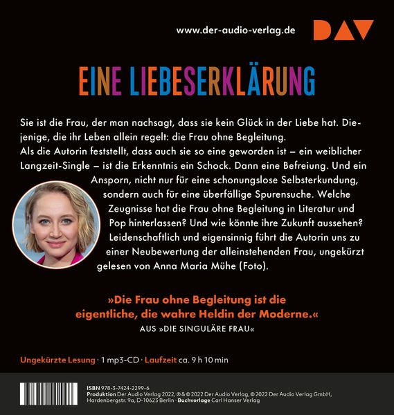 Produktbild: Die Singul&auml;re Frau