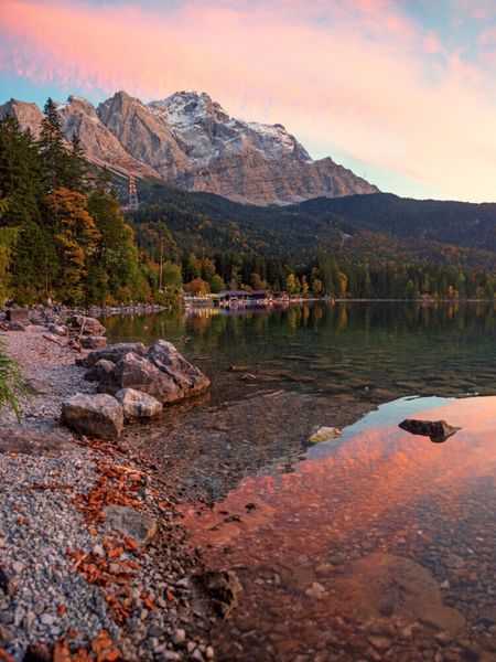 Produktbild: CALVENDO Puzzle Eibsee, Bayern.. Zitat: Augustinus von Hippo, 354 - 430 n. Chr. | 1000 Teile Lege-Gr&ouml;&szlig;e 64x48cm Foto-Puzzle f&uuml;r gl&uuml;ckliche Stunden