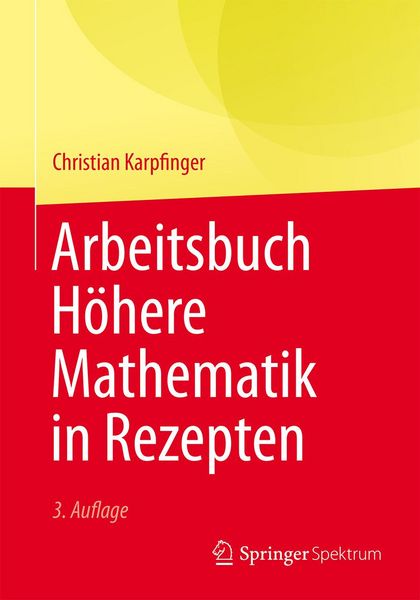 Produktbild: Arbeitsbuch H&ouml;here Mathematik in Rezepten