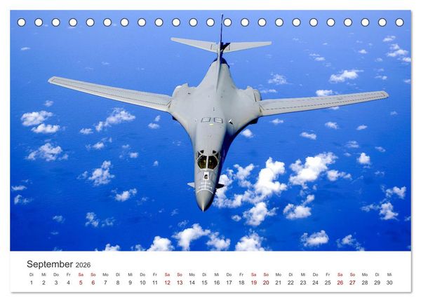 Produktbild: Kampfjets - D&uuml;senj&auml;ger-Kalender (Tischkalender 2026 DIN A5 quer), CALVENDO Monatskalender
