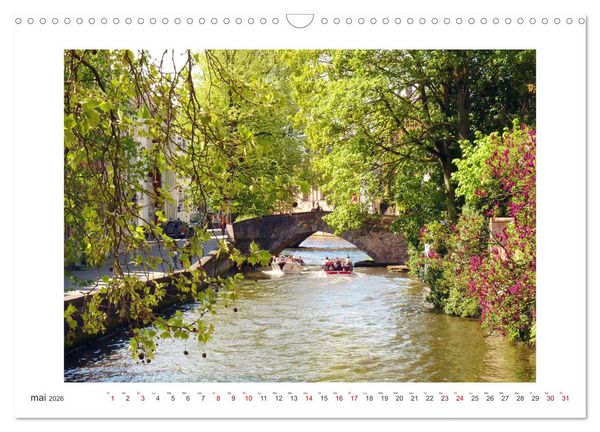 Produktbild: Profiter de Bruges (Calendrier mural 2026 DIN A3 vertical), CALVENDO calendrier mensuel