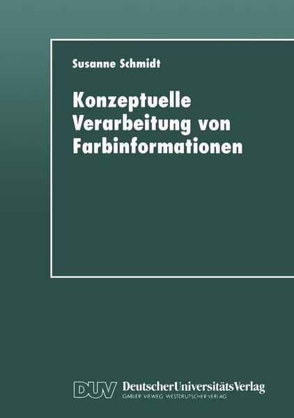 Produktbild: Konzeptuelle Verarbeitung von Farbinformationen