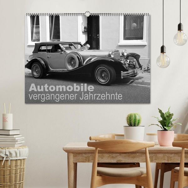 Produktbild: Automobile vergangener Jahrzehnte (Wandkalender 2026 DIN A2 quer), CALVENDO Monatskalender