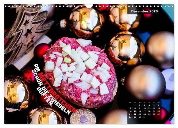 Produktbild: Mettkalender - Spread some more Mett (Wandkalender 2026 DIN A3 quer), CALVENDO Monatskalender