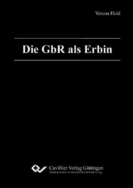 Produktbild: Die GbR als Erbin
