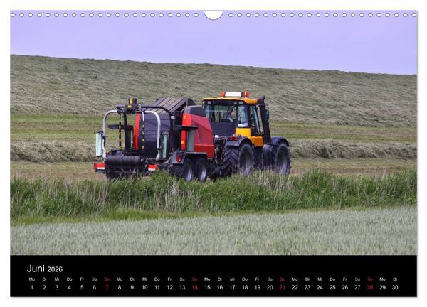 Produktbild: Trecker & Co. bei der Arbeit - Landwirtschaft in Ostfriesland (Wandkalender 2026 DIN A3 quer), CALVENDO Monatskalender