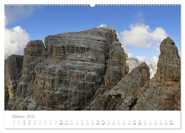 Produktbild: S&uuml;chtig nach den Dolomiten (Wandkalender 2026 DIN A2 quer), CALVENDO Monatskalender