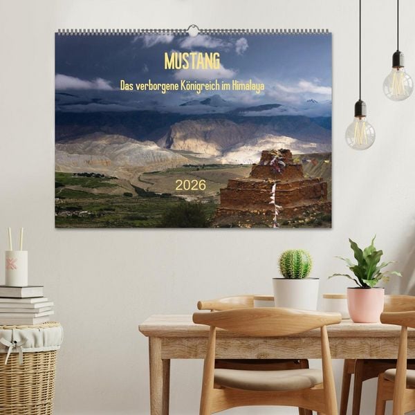 Produktbild: MUSTANG - das verborgene K&ouml;nigreich im Himalaya (Wandkalender 2026 DIN A2 quer), CALVENDO Monatskalender
