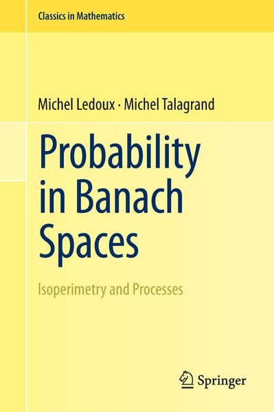Produktbild: Probability in Banach Spaces