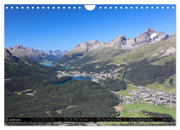 Produktbild: The Upper Engadine (Wall Calendar 2026 DIN A4 landscape), CALVENDO 12 Month Wall Calendar