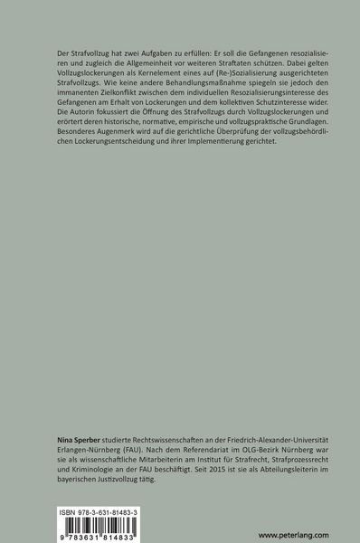 Produktbild: Lockerungen im Strafvollzug