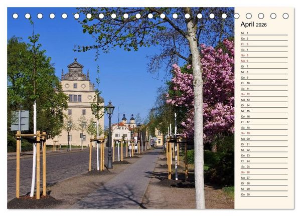 Produktbild: Lutherstadt Wittenberg - Stadt der Reformation (Tischkalender 2026 DIN A5 quer), CALVENDO Monatskalender