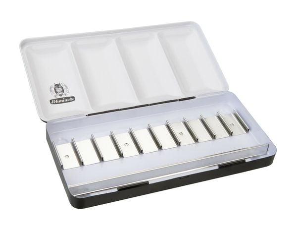 Produktbild: Schmincke Leerkasten f&uuml;r Aquarellfarben, Metall f&uuml;r 10 x 15 ml Tuben
