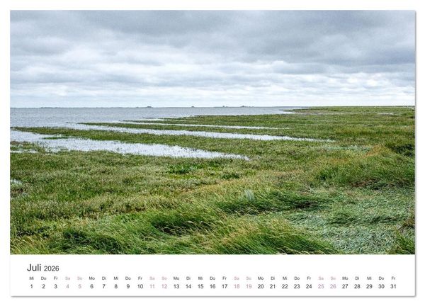 Produktbild: Hamburger Hallig - Der Weg ist das Ziel (Wandkalender 2026 DIN A4 quer), CALVENDO Monatskalender