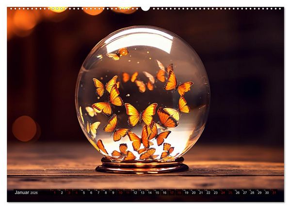Produktbild: Schneekugel war gestern (hochwertiger Premium Wandkalender 2026 DIN A2 quer), Kunstdruck in Hochglanz