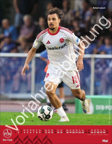 Produktbild: 1. FC N&uuml;rnberg Posterkalender 2027