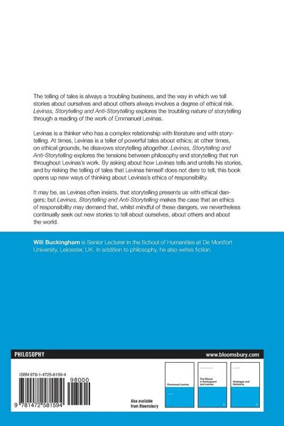Produktbild: Levinas, Storytelling and Anti-Storytelling