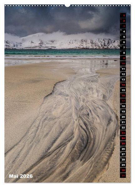Produktbild: Lofoten. Poetische Landschaften (Wandkalender 2026 DIN A2 hoch), CALVENDO Monatskalender