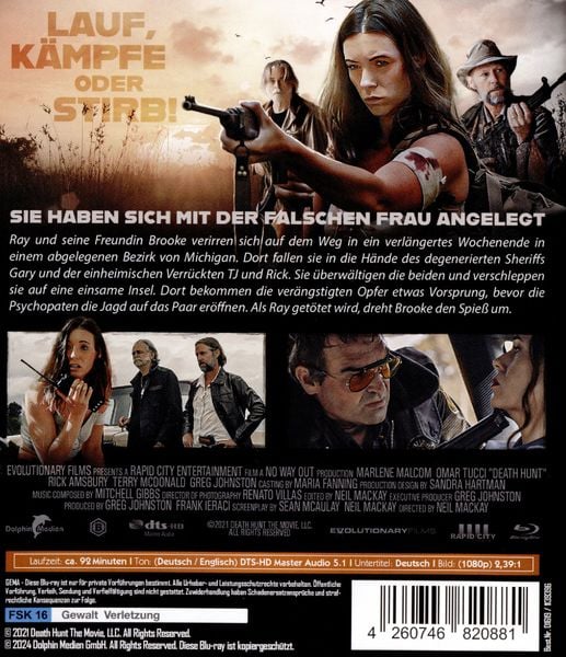 Produktbild: Death Hunt - Wenn die Gejagte zur J&auml;gerin wird!