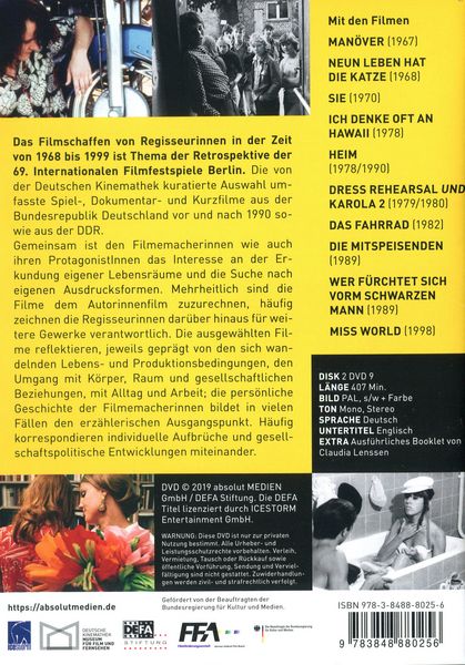 Produktbild: Selbstbestimmt. Perspektiven von Filmemacherinnen [2 DVDs]