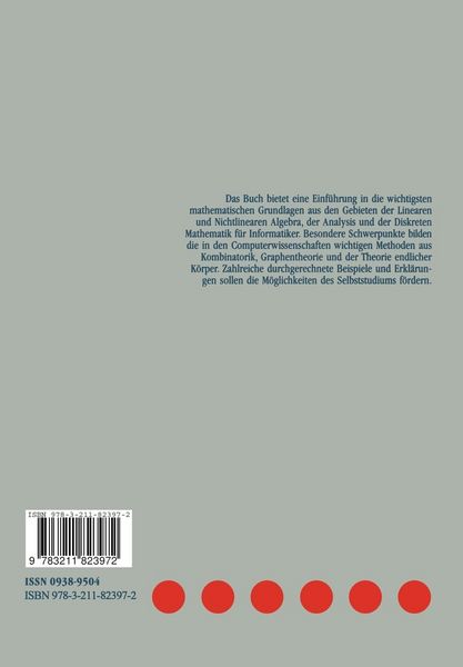 Produktbild: Einf&uuml;hrung in die Mathematik f&uuml;r Informatiker
