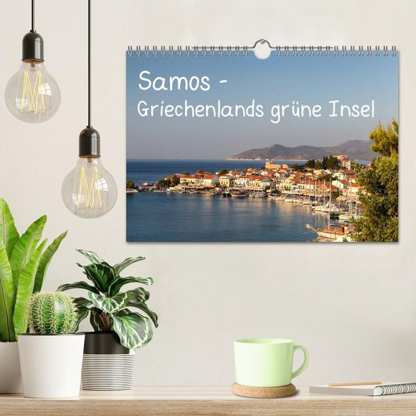 Produktbild: Samos - Griechenlands gr&uuml;ne Insel (Wandkalender 2026 DIN A4 quer), CALVENDO Monatskalender