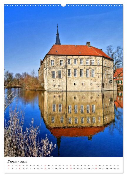 Produktbild: Kreis Coesfeld im M&uuml;nsterland (hochwertiger Premium Wandkalender 2026 DIN A2 hoch), Kunstdruck in Hochglanz