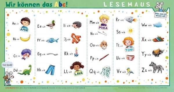 Produktbild: LESEMAUS 125: Wir k&ouml;nnen das! Die Buchstaben von A bis Z