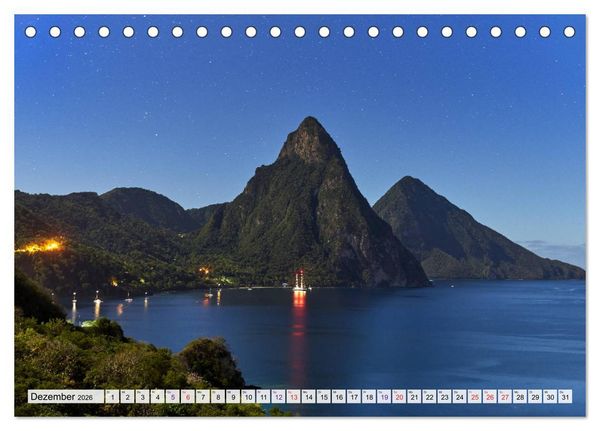 Produktbild: Inseln &uuml;ber dem Winde (Tischkalender 2026 DIN A5 quer), CALVENDO Monatskalender