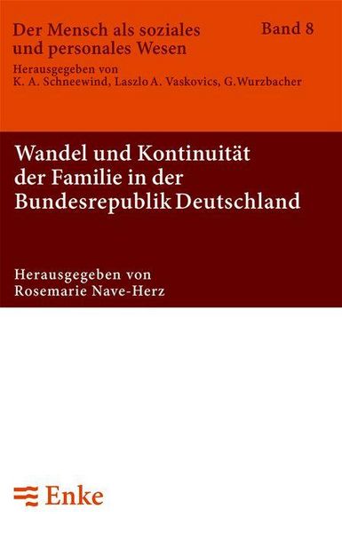Produktbild: Wandel und Kontinuit&auml;t der Familie in der Bundesrepublik Deutschland