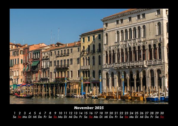 Produktbild: Venedig 2025 Fotokalender DIN A3