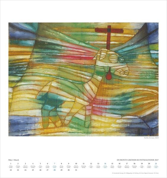 Produktbild: DUMONTS Gro&szlig;er Kunstkalender 2027