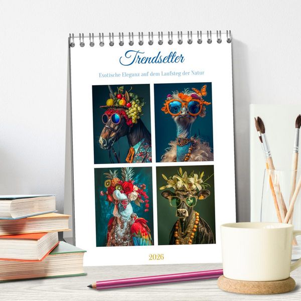 Produktbild: Trendsetter (Tischkalender 2026 DIN A5 hoch), CALVENDO Monatskalender