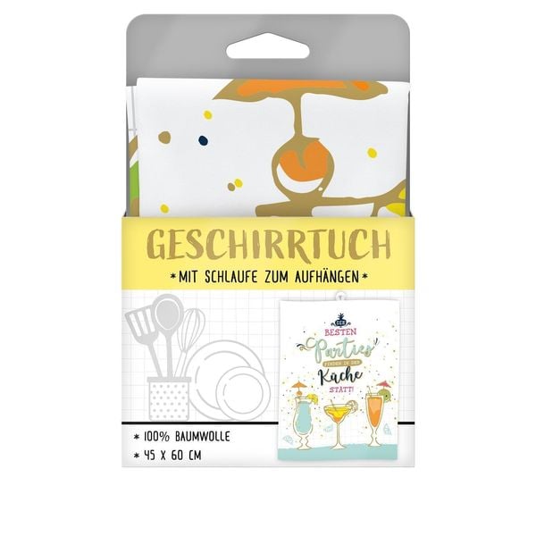 GRUSS & CO 47096 Geschirrtuch Parties