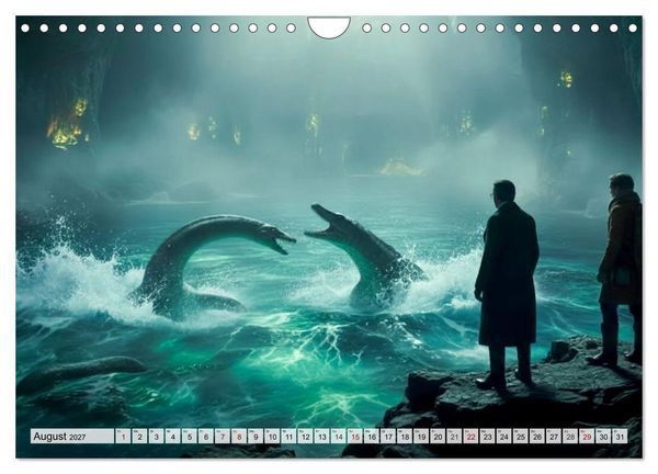 Produktbild: Die Reise zum Mittelpunkt der Erde (Wandkalender 2027 DIN A4 quer), CALVENDO Monatskalender