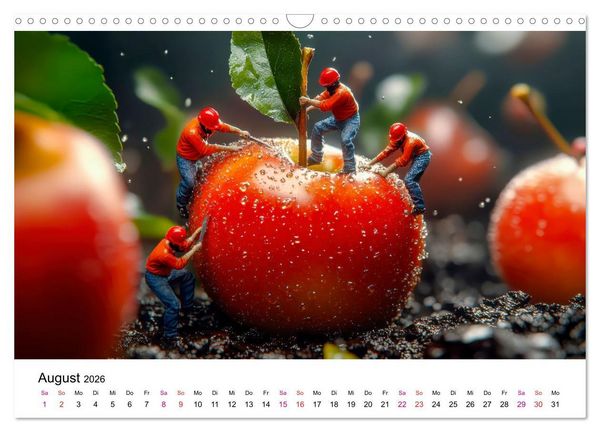 Produktbild: Winzige Welten - die kleinen Helfer des Jahres (Wandkalender 2026 DIN A3 quer), CALVENDO Monatskalender