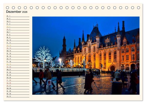 Produktbild: Br&uuml;gge - Venedig des Nordens (Tischkalender 2026 DIN A5 quer), CALVENDO Monatskalender