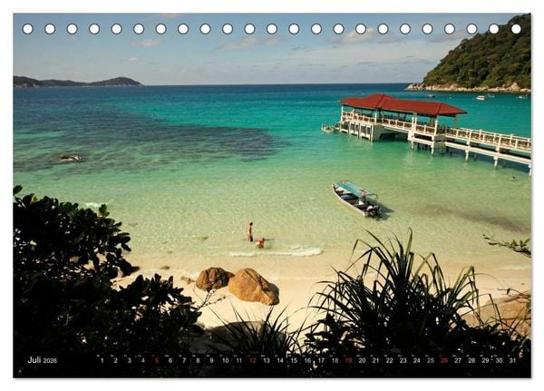 Produktbild: Trauminseln (Tischkalender 2026 DIN A5 quer), CALVENDO Monatskalender