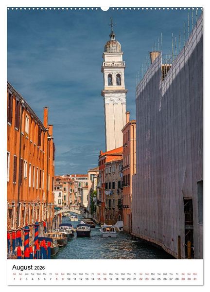 Produktbild: Italy, Venice - Immortal City on Water (Wall Calendar 2026 DIN A2 portrait), CALVENDO 12 Month Wall Calendar