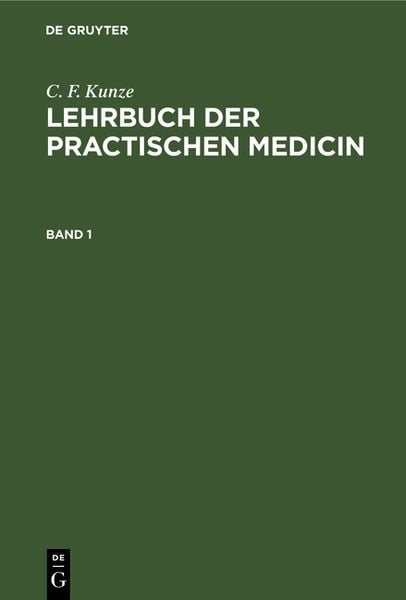Produktbild: Lehrbuch der practischen Medicin. Band 1
