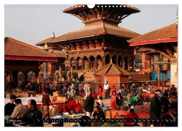 Produktbild: Nepal - Kathmandutal (Wandkalender 2026 DIN A3 quer), CALVENDO Monatskalender