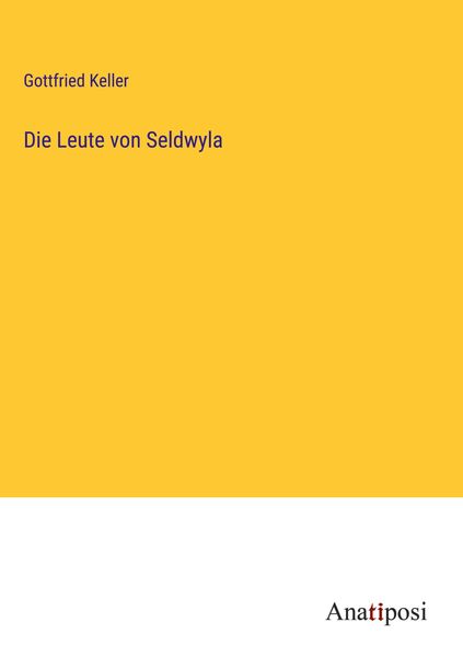 Produktbild: Die Leute von Seldwyla