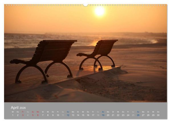 Produktbild: PLANET USEDOM Sonnenaufg&auml;nge (Wandkalender 2026 DIN A2 quer), CALVENDO Monatskalender
