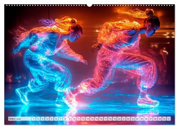 Produktbild: BREAKING Cooler Tanz und krasse Moves (Wandkalender 2026 DIN A2 quer), CALVENDO Monatskalender