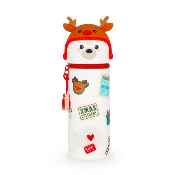 Produktbild: Legami 2-in-1 Federm&auml;ppchen aus Silikon - Kawaii - Weihnachten