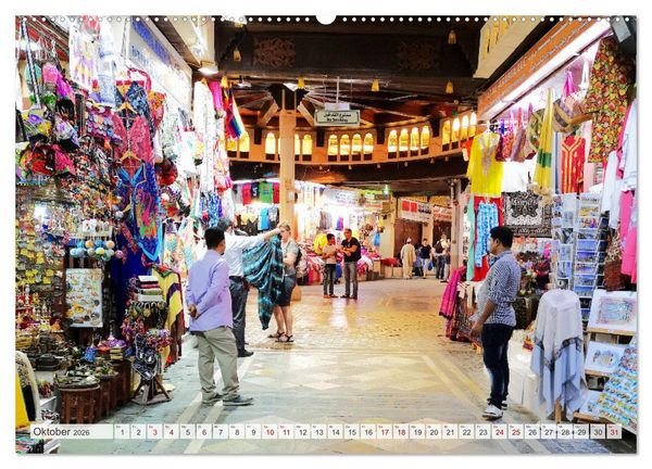Produktbild: Orient - Manama, Abu Dhabi, Dubai, Maskat (Wandkalender 2026 DIN A2 quer), CALVENDO Monatskalender