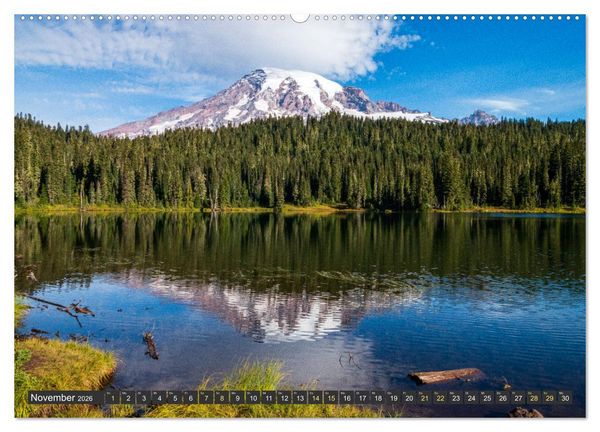 Produktbild: Westw&auml;rts - &Uuml;ber die Rocky Mountains zum Pazifik (hochwertiger Premium Wandkalender 2026 DIN A2 quer), Kunstdruck in Hochglanz